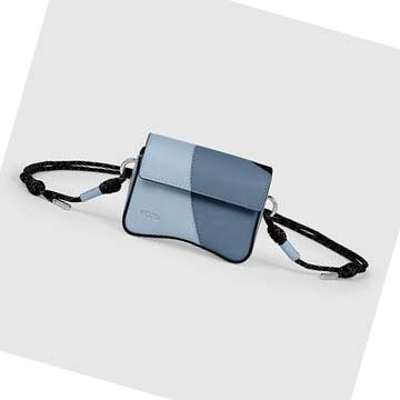 Sac Mini Ecco CIRCULAR PATCH PINCH Homme Turquoise | FR 749KOR